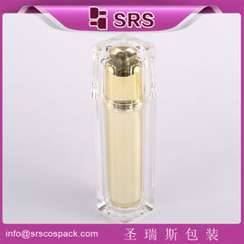 Shengruisi bao bì L054-15ml 30ml 50ml 100ml sang trọng Square nhựa bơm kem dưỡng da chai