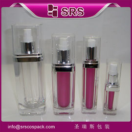 SRS Trung Quốc sản xuất mỹ phẩm Acrylic 15ml 30ml 60ml 120ml chai kem nhựa với nắp