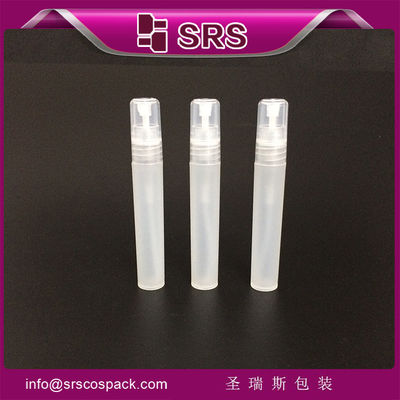 SRS Trung Quốc nhà cung cấp chai nhựa trống 8ml với máy bơm phun nước hoa