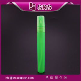 SRS bán buôn màu thiên nhiên vòng 10ML nước hoa nhựa thùng nhỏ với máy phun bơm