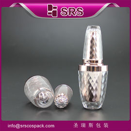 SRS bán buôn xa xỉ thời trang trống cao cấp 8ml chai sơn móng nhựa với nắp bàn chải