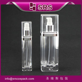 hình vuông rõ ràng L051 15ml 30ml 60ml chai mỹ phẩm da 120ml