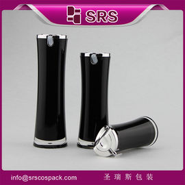 hình dạng đặc biệt màu đen 15ml 30ml 50ml kem kem acrylic chai tròn