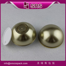 hộp chăm sóc da hình quả cầu vàng,J015-50g bình mỹ phẩm sang trọng