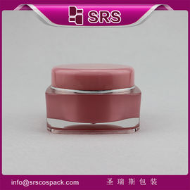 hình vuông màu hồng xinh đẹp bình chăm sóc da,cung cấp mỹ phẩm lọ nhựa