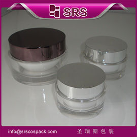 J023 15g 30g 50g 100g 200g Acrylic cream jar nhà sản xuất