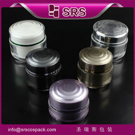 J024 Thùng nhựa tròn 15ml 30ml 50ml mỹ phẩm