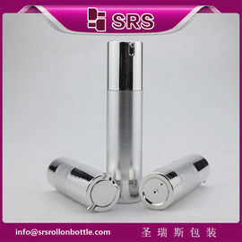 TA021 chai bơm không khí màu bạc 15ml 30ml 50ml cho mỹ phẩm