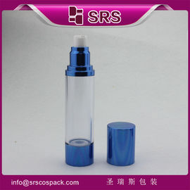 A022 15ml 30ml 50ml chai nhôm màu xanh không khí cho huyết thanh mỹ phẩm