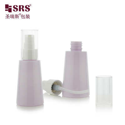 70ml Hình nón độc đáo Chai nhựa màu tùy chỉnh Chai bơm PET