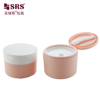 120g Logo in sang trọng nhựa PP tùy chỉnh màu chứa trống cho Body Scrub Jar