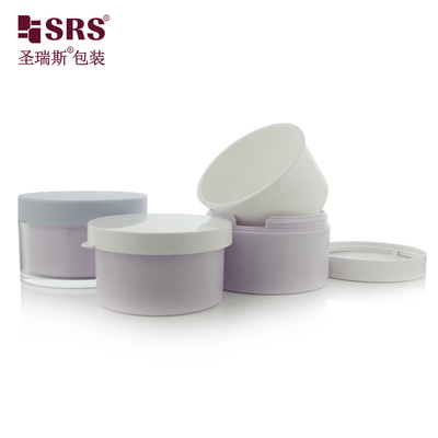 Bao bì mỹ phẩm nhựa tròn độc đáo 50ml 100ml 240ml Bao bì rỗng cho bình lau cơ thể