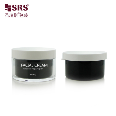 Nhựa rỗng kem mặt Body Butter Ceramic màu thay thế mỹ phẩm lọ sang trọng 50g