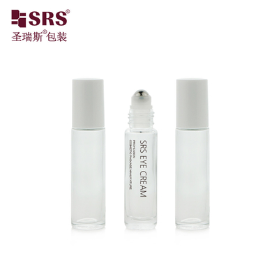 10ml Máy áp dụng nước hoa thủy tinh Không rò rỉ Rỗng nước dầu chăm sóc da cuộn trên