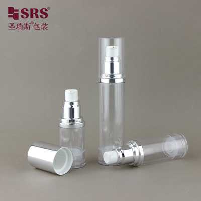 Nhựa trong suốt AS Empty Cosmetic Packaging Lotion Pump 30ml chai không khí