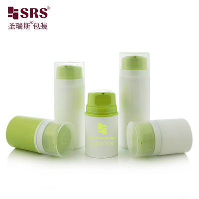 Đồ bán buôn PP PCR tái chế Snap On Face Cleanser Không khí bơm kem chai