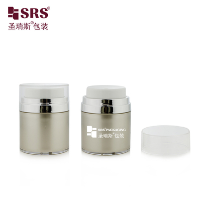 Luxury Empty Acrylic Double Wall Customize Paint Color Face Cream Thùng nhựa