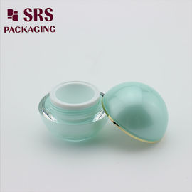 J010 bình kem acrylic hai bức tường màu xanh lá cây sáng trống SRS 15g 30g 50g