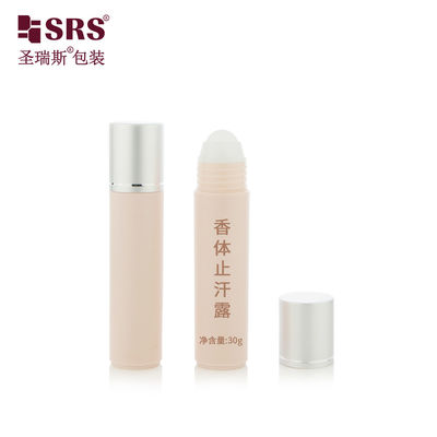 Luxury Empty Elegant Wholesale Recycled Material Nhựa cuộn trên chai khử mùi