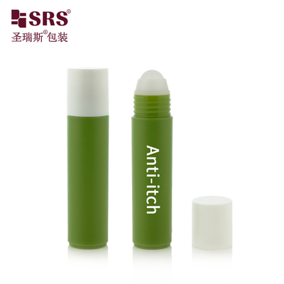 Vật liệu nhựa chất lượng thực phẩm ròng mỹ phẩm trống trên chai 30ml huyết thanh tóc với cuộn massage