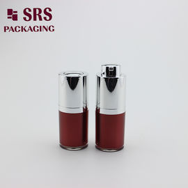 A020 nhà sản xuất chai không khí 15ml sơn màu đỏ acrylic vít lên nắp chai