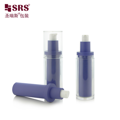 30ml 1 oz rỗng Custom tiêm PET Double Wall thay thế không khí bơm Lotion chai