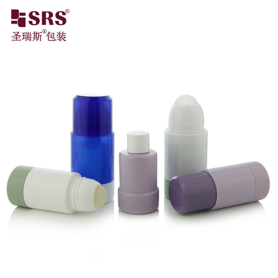 Nhập lại nhựa rỗng thay thế PP PCR tái chế tròn chất khử mùi Gel có thể lấp đầy lại cuộn trên chai ứng dụng