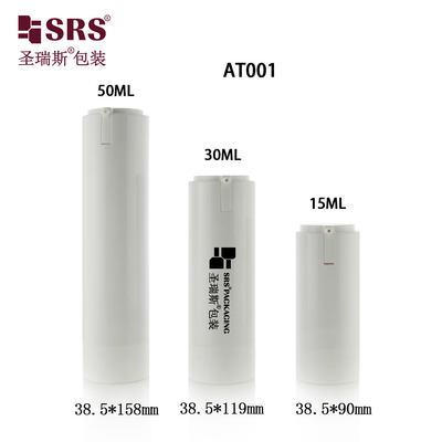 30ml 50ml Lotion mỹ phẩm rỗng huyết thanh tùy chỉnh bình bơm không khí có thể thay thế 15ml