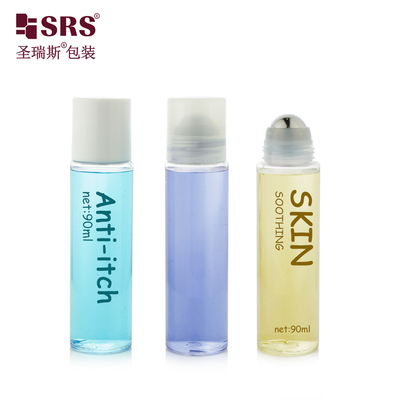 Các mẫu tùy chỉnh được cung cấp cho PET Roll On Bottle No Leakage và Silk Screen Printing