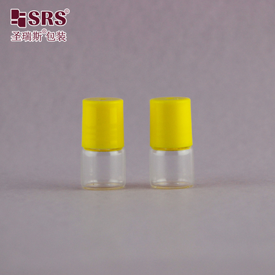 BLP-1ML Đồ xách Mini Sample Size Empty Transparent Glass Bottle Roller Packaging