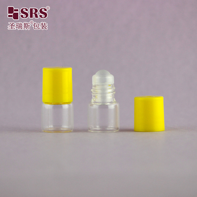 BLP-1ML Mini Travel Size Vial kính trong suốt chai bóng cuộn cho nước hoa tinh dầu không rò rỉ