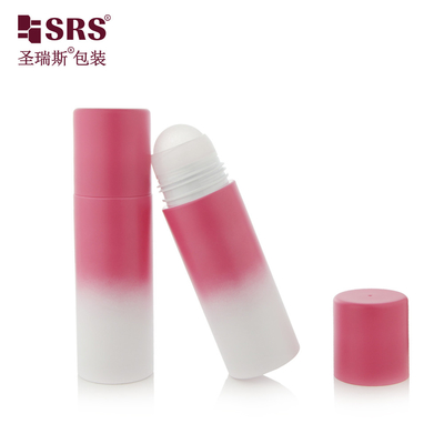 PET43 130ML 170ML Antiperspirant Gel Serum PET Roll On Bottle with Ball Holder thân thiện với môi trường và tùy chỉnh