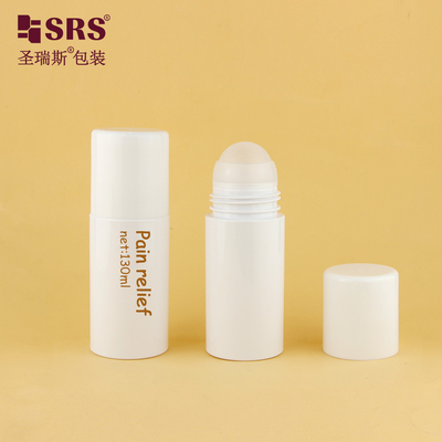 Nhựa quả bóng màu xanh lá cây nhựa Roll-On chai cho chất khử mùi Gel kháng tái chế