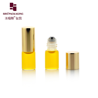 BLP-2MLml Glass Tube Roll On Bottle cho mẫu tùy chỉnh Roller Steel Ball Bottles cho dầu thơm
