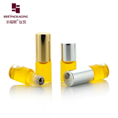 BLP-2ml vòng cuộn trên thùng thép cuộn bóng cho đóng gói tùy chỉnh tinh dầu thủy tinh chai không rò rỉ