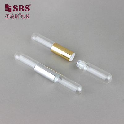 SGB2-5ml + 5ml minh bạch dễ thương trống nước hoa tinh dầu cuộn thép cầu chai ứng dụng