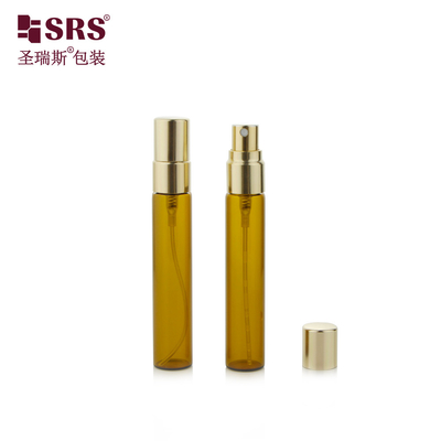 BLPA-8ML 15mm DIA Amber Empty Glass Vial Tube Spray Bottle Với Máy Phối Mịn