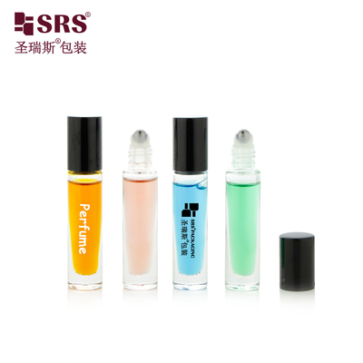 GB1-5ML Kích thước du lịch túi đẹp tròn ngắn kính cuộn trên chai cho dầu móng bao bì mỹ phẩm