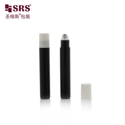 RPP-8ml Black Frosted Injection Customization Roller Bottle for Massage Eye Gel Plastic Injection Applicator Packaging Các sản phẩm có thể được sử dụng