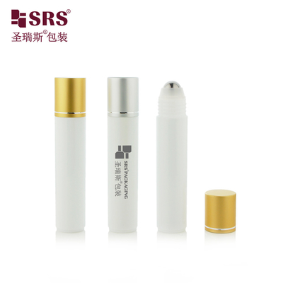 RPA-35ML Matte Finished White Injection PP PCR tái chế thân thiện với môi trường Vòng xoắn thép bóng massage Serum chai cho tóc Serum