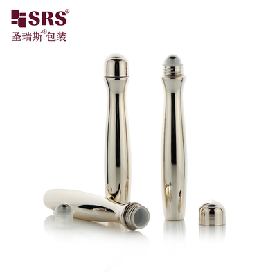 SRS8447-15ML Sản phẩm mỹ phẩm làm mới chất lỏng Transparent PETG Roll On Bottle With Steel Ball Sản phẩm chăm sóc da