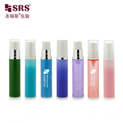 A003 5ml 10ml 12ml 15ml tùy chỉnh in trang trí nhựa không khí máy bơm chai cho huyết thanh khuôn mặt