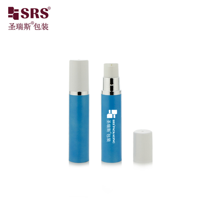 A003 5ml kim loại hóa màu bạc nhổ vai màu rắn nhựa rỗng không khí máy bơm chai bao bì thùng