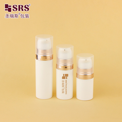 A028 5ml 10ml 15ml 20ml Rỗng Vòng PP Vật liệu tái chế túi Gel mặt không khí máy bơm chai mẫu tiêm Màu tùy chỉnh