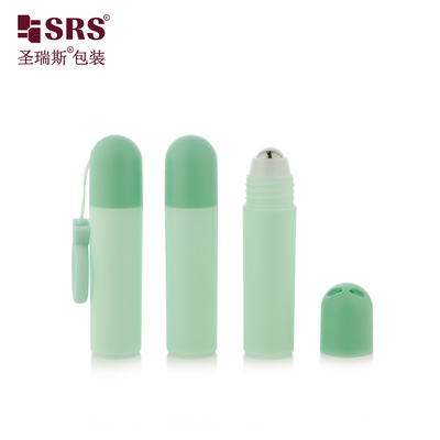 RPPF 20ml sạch tròn đáy phẳng PP PCR Vật liệu tái chế Chứng chỉ chai cuộn thép quả cầu với túi nắp mái vòm
