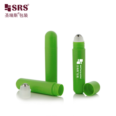 RPPG 25ml đáy tròn nhựa PP PCR tái chế chất lỏng chống mờ cuộn chai với nắp mái vòm với in logo
