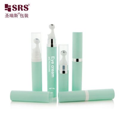 A0035 7.5ml 10ml 15ml Vòng không khí in kiểu nhựa PP PCR mắt huyết thanh cuộn Massage thép bóng chai