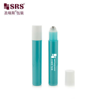 RPP-15ML Matte Finish Glossy In Mold PP PCR thân thiện với môi trường nhựa cuộn thép bóng chai với PP vít nắp cho chất chống mờ