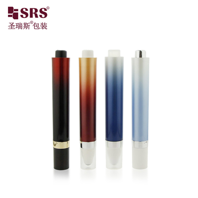 AY 10ML 15ML PP PCR Press Design tái chế không khí cuộn thép bóng massage kem mắt chai đóng gói
