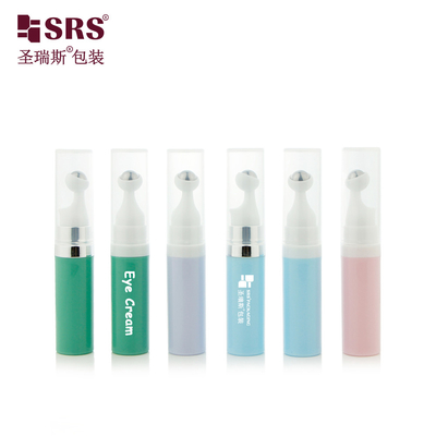 A0035 7.5ml 10ml 15ml PP Press Vacuum Button Eye Cream chai cuộn